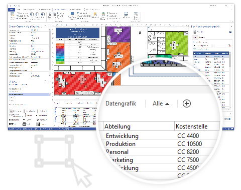 FaciPlan Flächen Kategorisierung